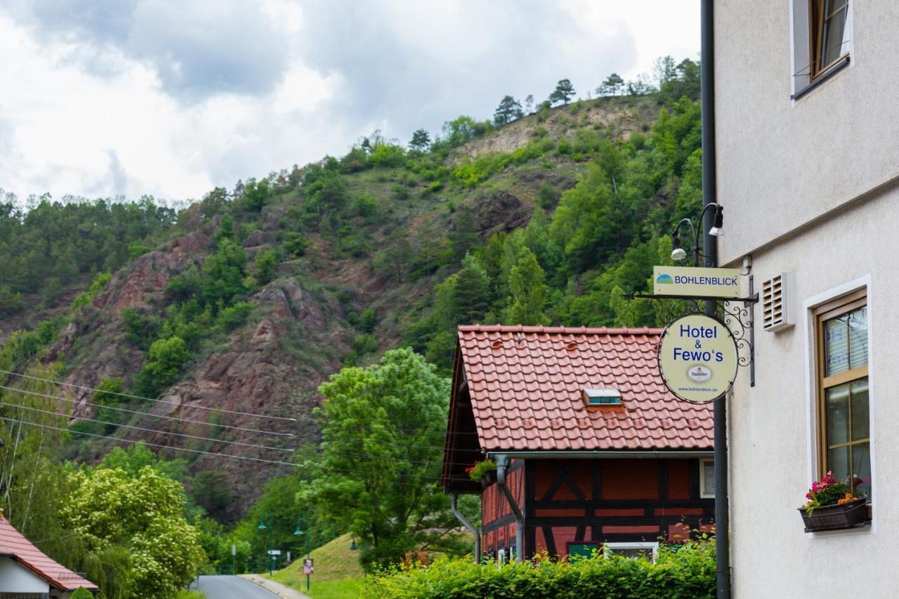 Hotel & Ferienwohnungen Bohlenblick Saalfeld Saale Zewnętrze zdjęcie