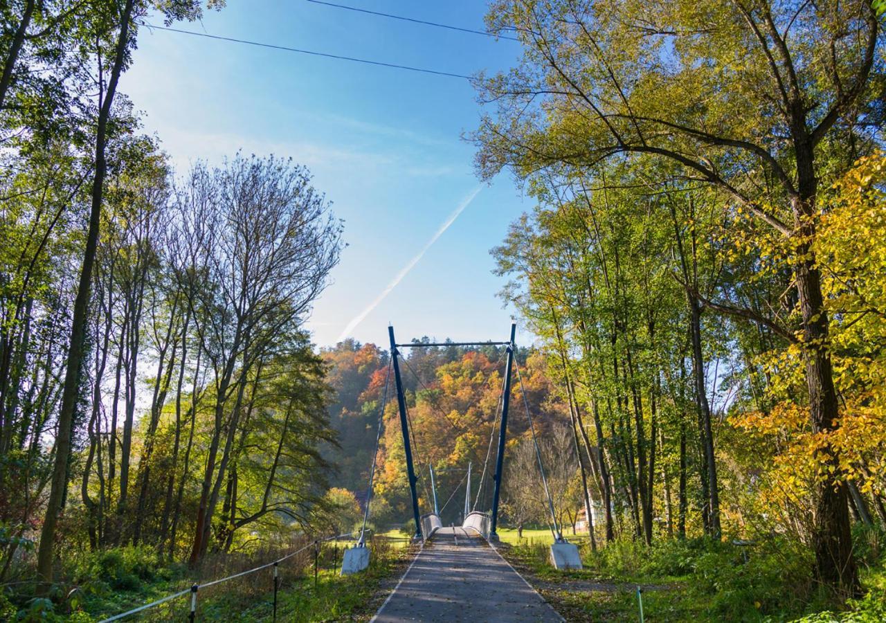 Hotel & Ferienwohnungen Bohlenblick Saalfeld Saale Zewnętrze zdjęcie