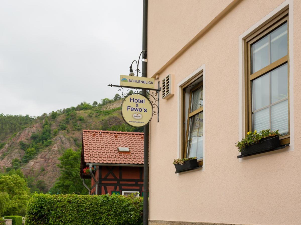 Hotel & Ferienwohnungen Bohlenblick Saalfeld Saale Zewnętrze zdjęcie